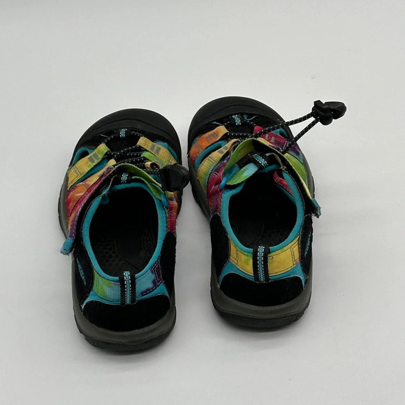 KEEN Big Kid's Youth Rainbow Tie Dye Newport H2 Waterproof Sandals size 2 - Picture 6 of 9